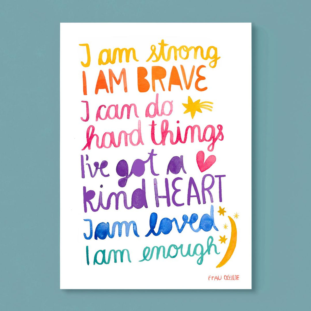 Print A4 *Affirmation* (englische Version)