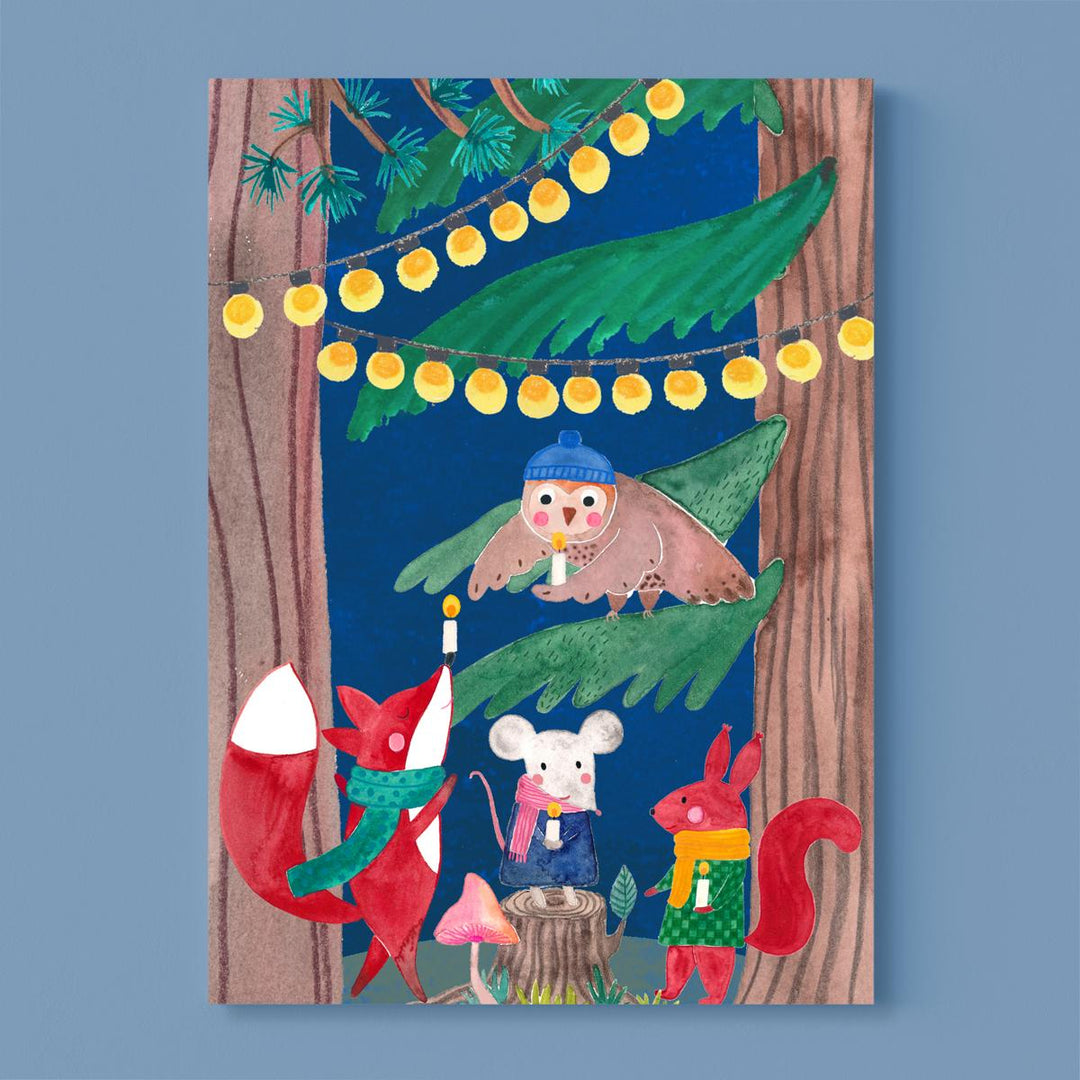 Weihnachtskarte *Weihnachtsleuchten*