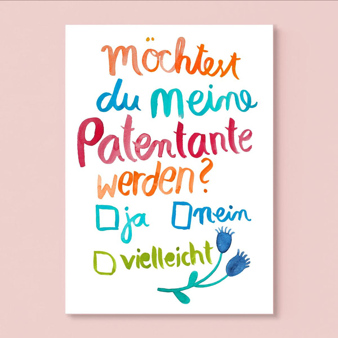 Postkarte *Patentante*