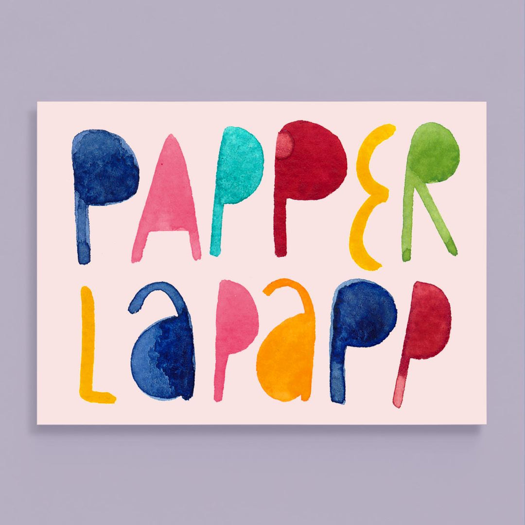 Postkarte *Papperlapapp*