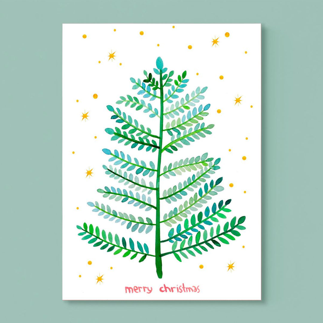 Weihnachtskarte *Tannenzweig*