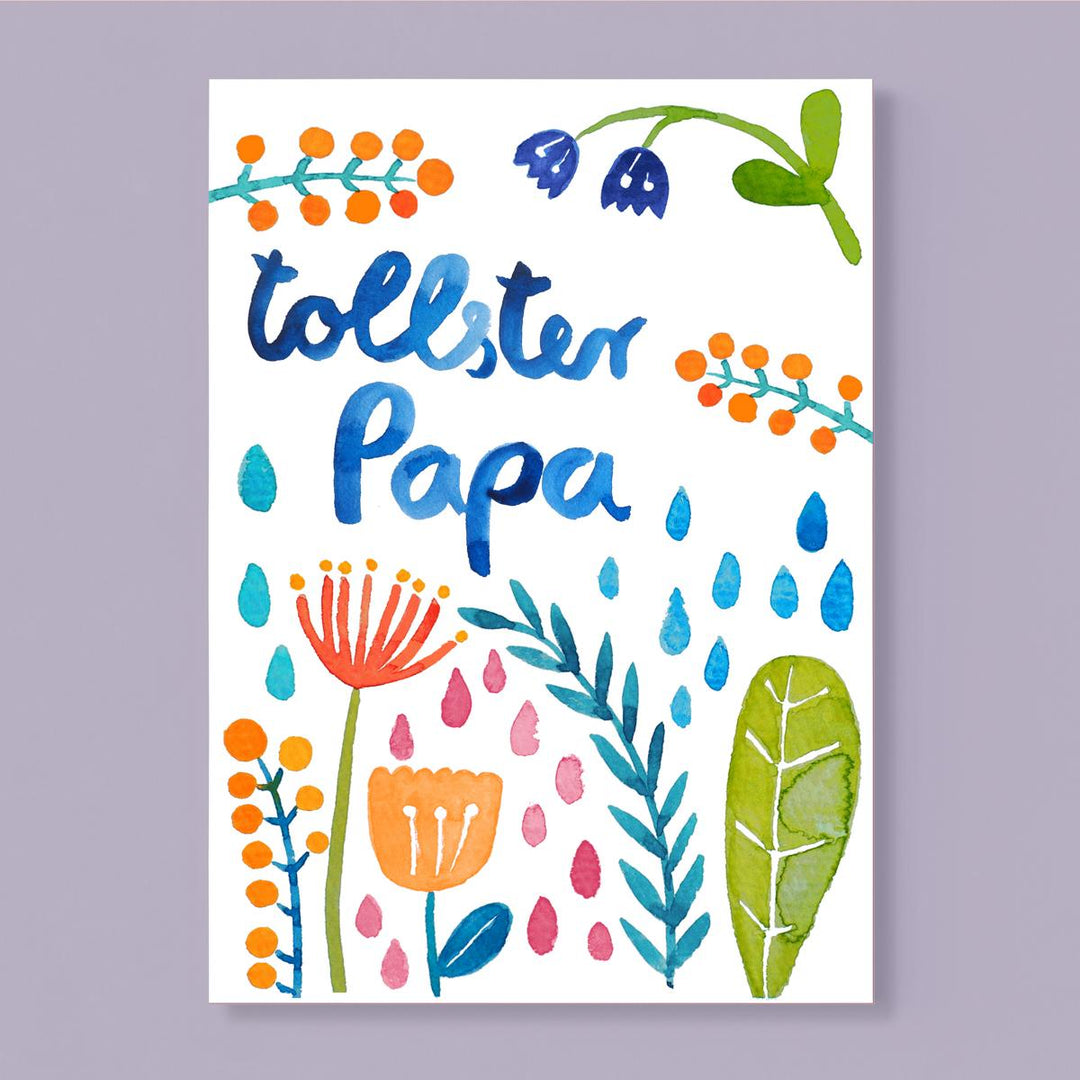 Postkarte *Tollster Papa* zum Vatertag