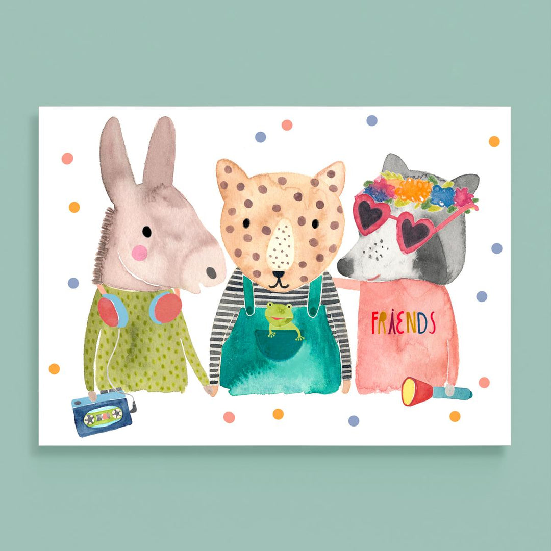 Postkarte *Freunde*