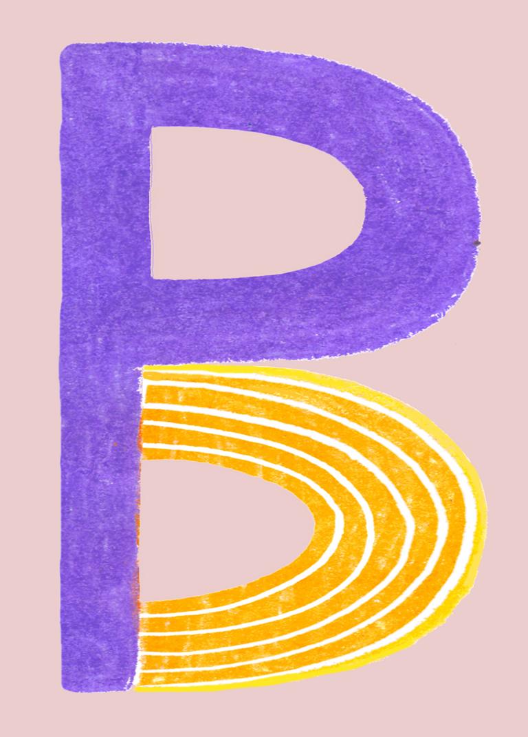 ABC Karten Set *Color Block Buchstaben*