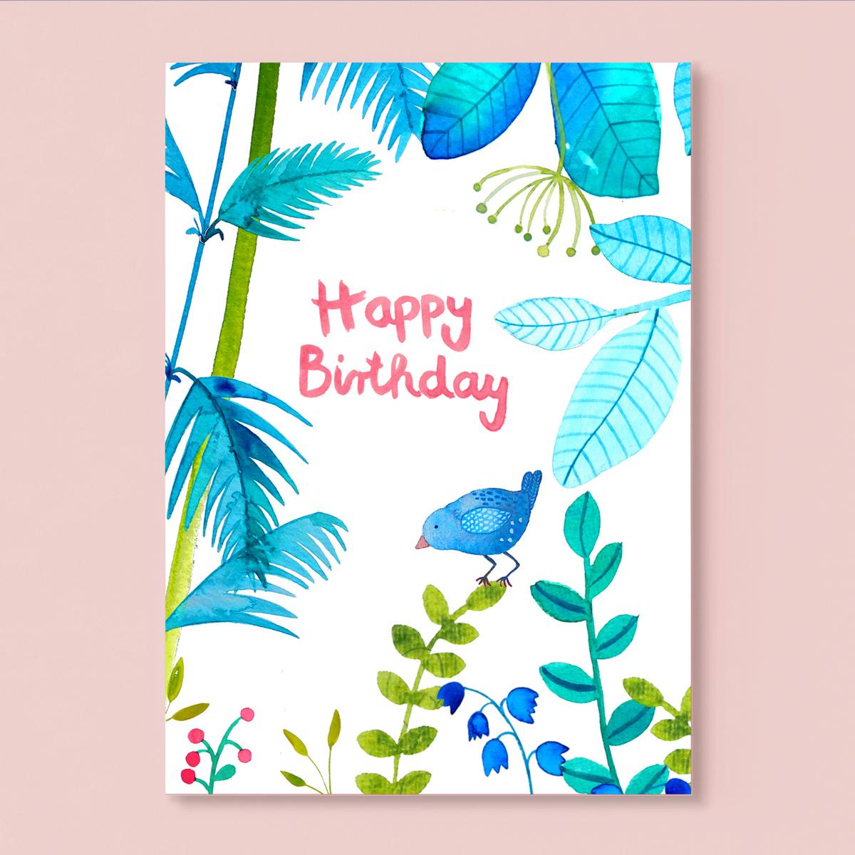 Geburtstagskarte  *Happy Birthday*