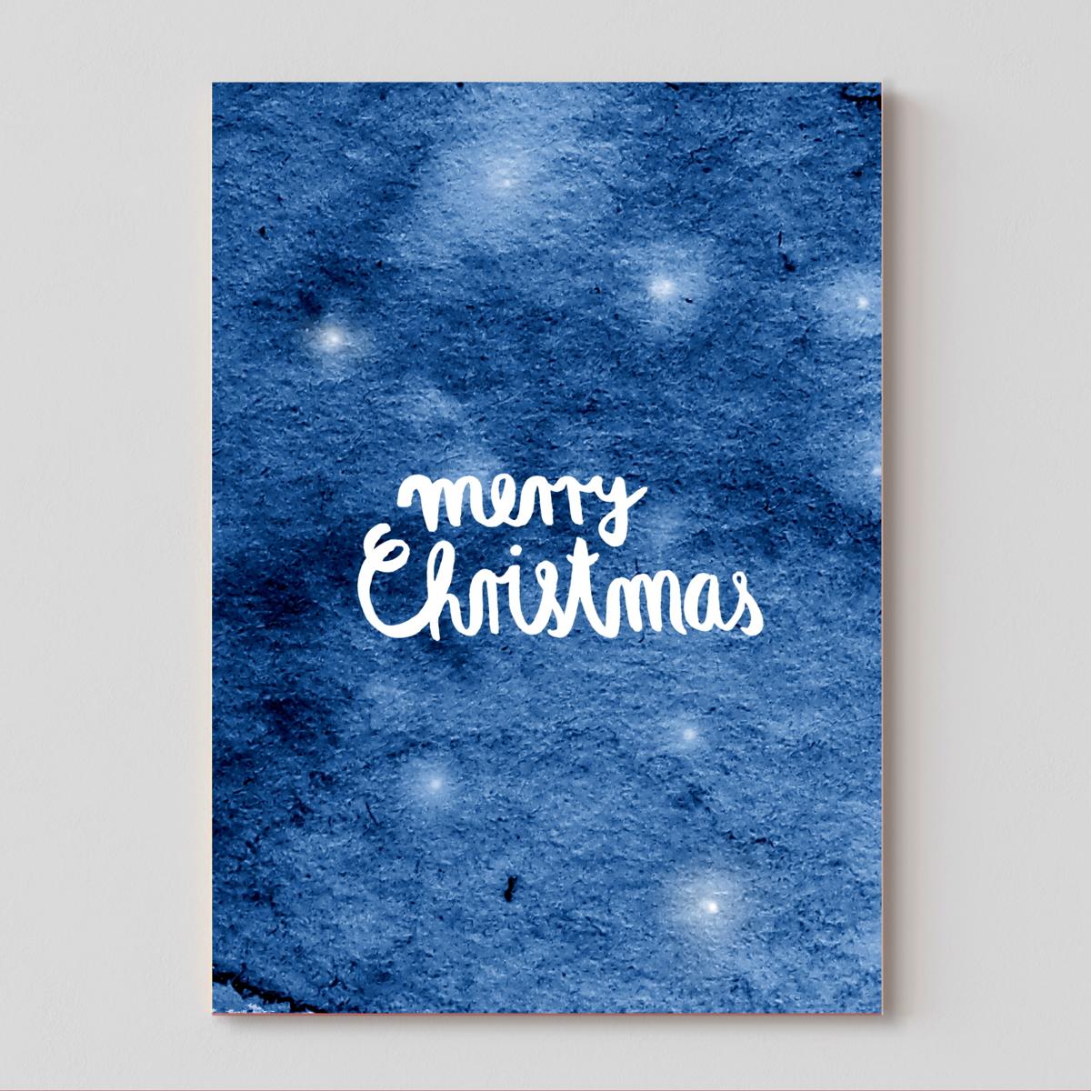 Weihnachtskarte *Merry Christmas*