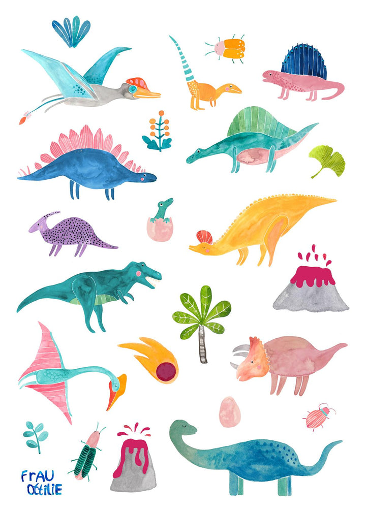 Stickerbogen *Dinosaurier*